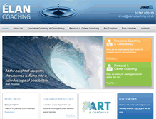 Tablet Screenshot of elancoaching.co.uk